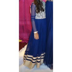Indian long floor length kids Anarkali salwar suit